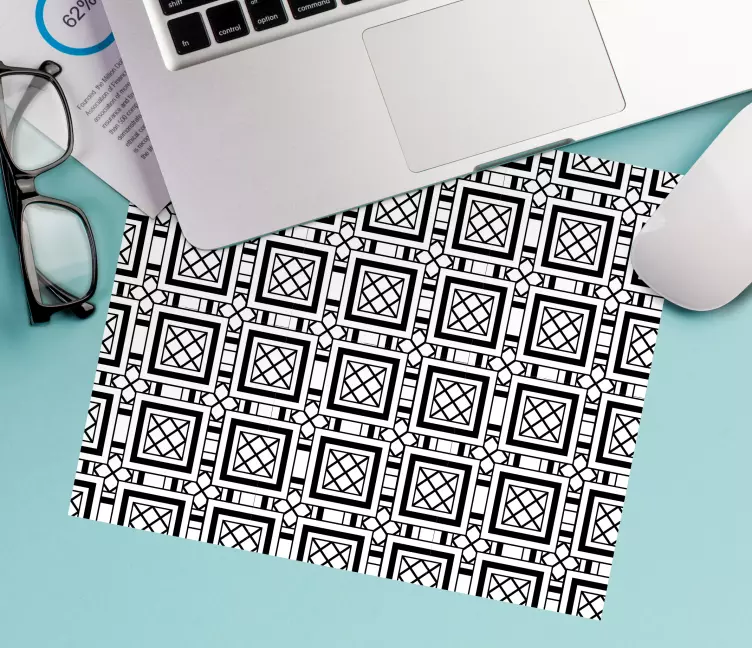 Mauspad muster geometrische quadratmotive - TenStickers