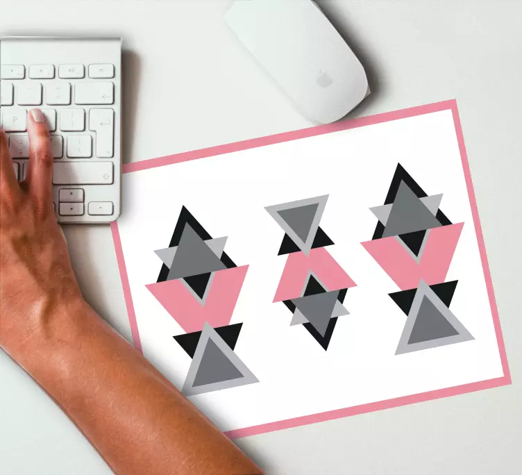 Mauspad muster geometrisches anordnungsmuster - TenStickers
