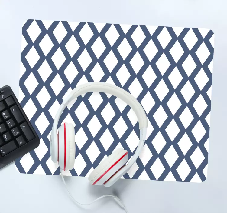 Mauspad muster geometrisches diamantmotiv - TenStickers