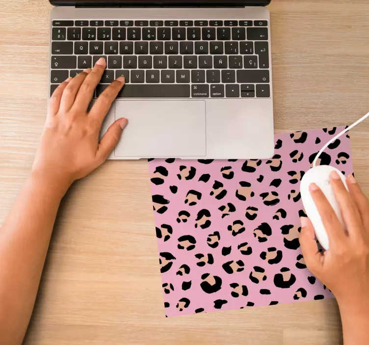 Mauspad muster im stylischen leopardenprint - TenStickers