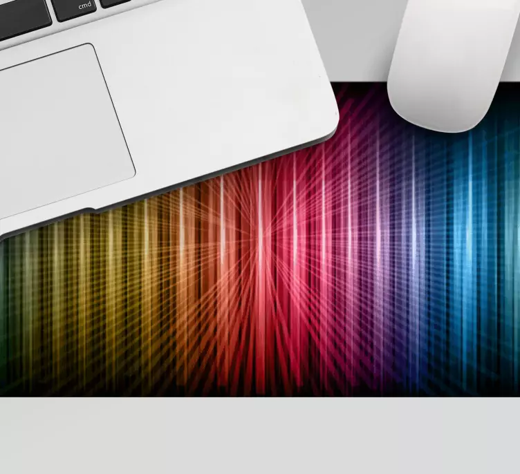 Mauspad muster in lebendigen farbwellen - TenStickers