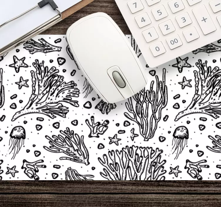 Mauspad muster korallenmeer leben - TenStickers