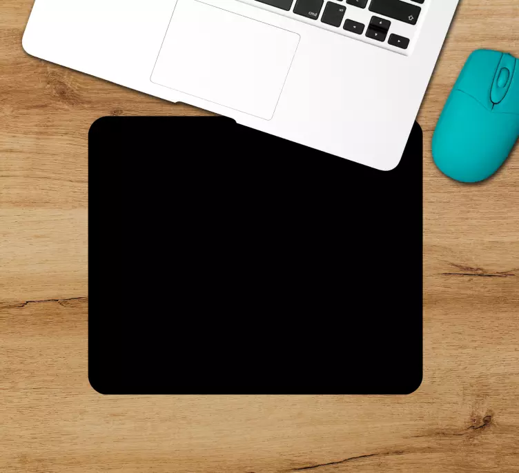 Mauspad muster minimalistische schwarze oberfläche - TenStickers