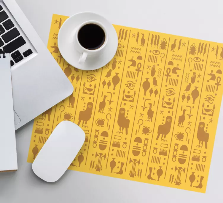 Mauspad muster mit abstraktem tiermotiv - TenStickers