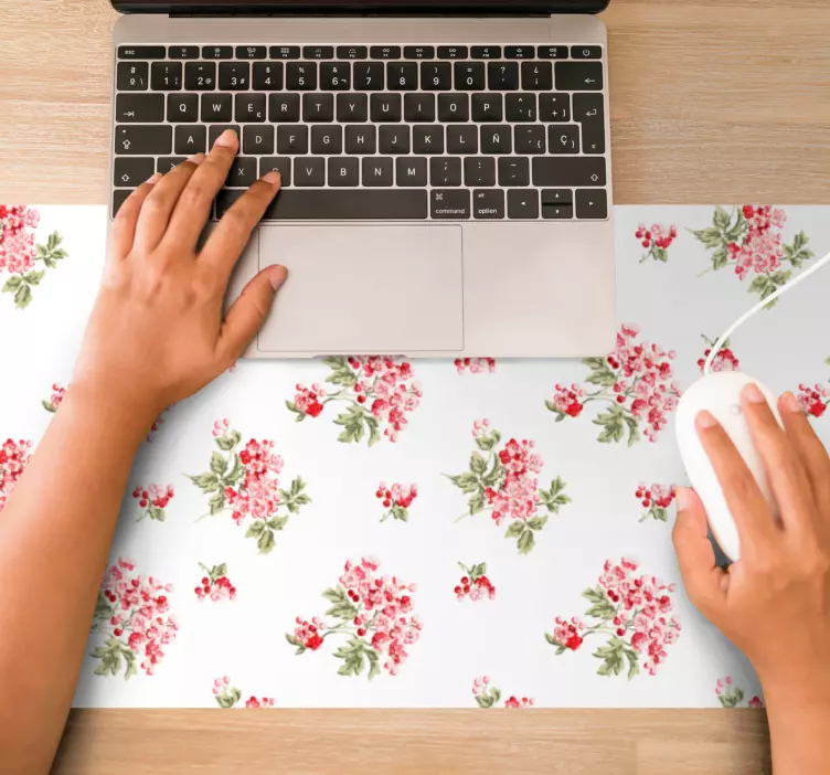 Mauspad muster mit botanischem texturfinish - TenStickers