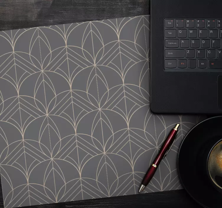 Mauspad muster mit eleganten geometrischen formen - TenStickers