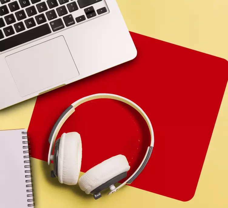 Mauspad muster mit lebhaft roter oberfläche - TenStickers