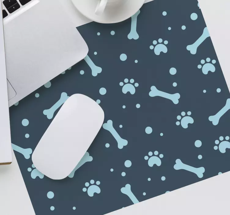 Mauspad muster pfotenabdruck elemente - TenStickers