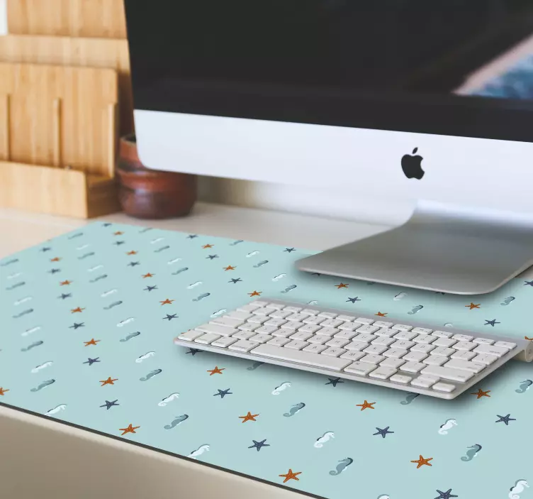 Mauspad muster seepferdchen sternenfisch design - TenStickers