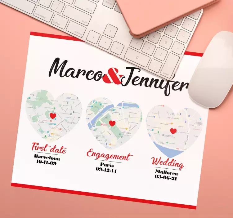 Mauspad originell Besondere Momente - TenStickers