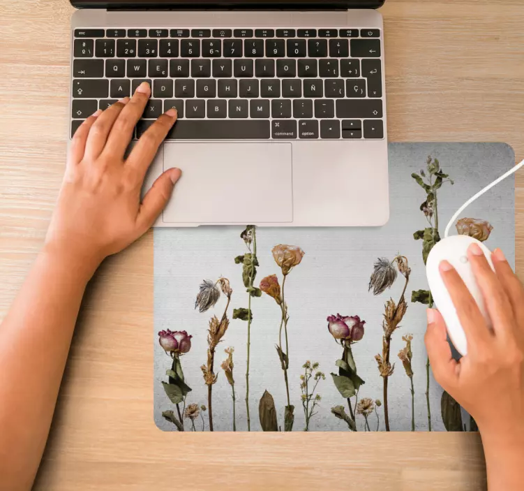 Mauspad originell florales blumenarrangement - TenStickers