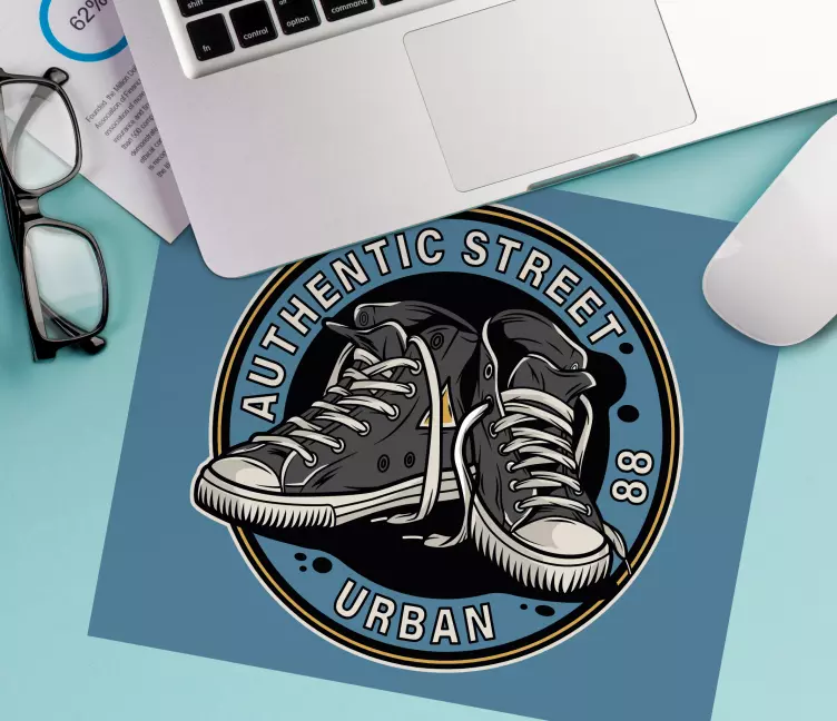 Mauspad originell für stylische urbane sneakers - TenStickers