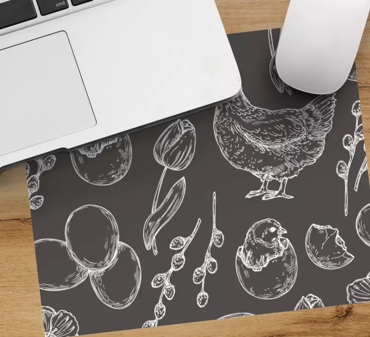 Mauspad originell mit bauernhoftier-motiv - TenStickers