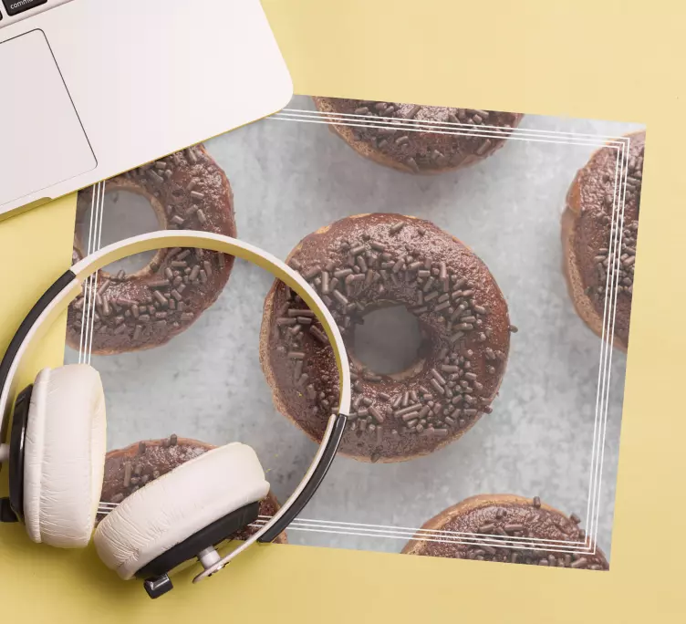 Mauspad originell mit schokoladenstreuseln - TenStickers