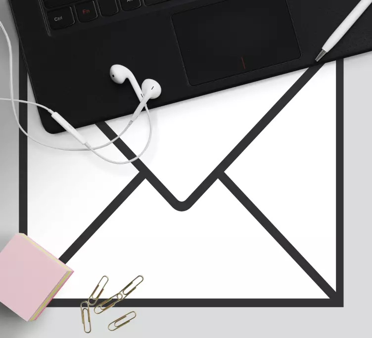 Mauspad originell mit umschlagkontur - TenStickers