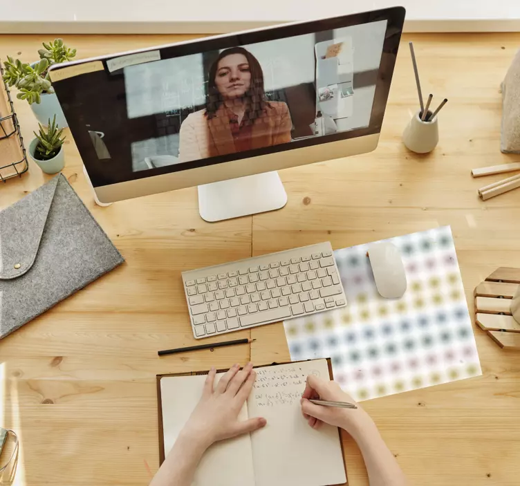 Mousepad Muster Geometrische Kreise - TenStickers