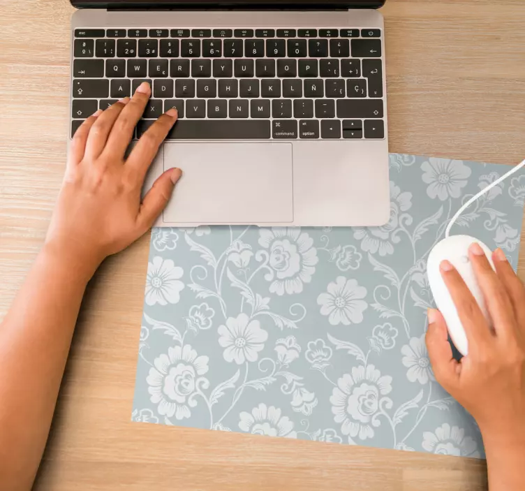 Mauspad Muster "granny chic" blumendruck - TenStickers