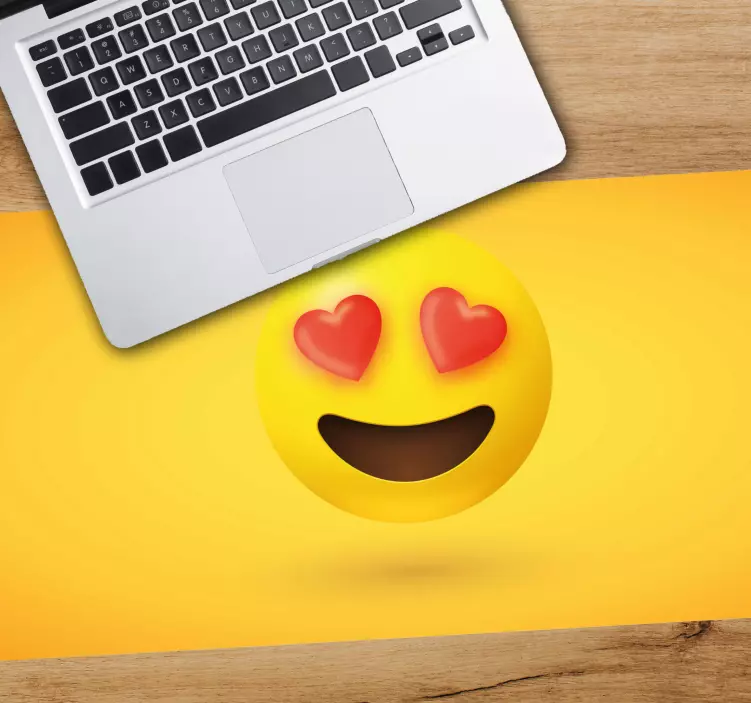 Mousepad spruch liebe emoji ausdruck - TenStickers