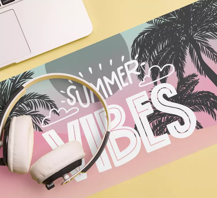 Mousepad spruch tropische sommerstimmung - TenStickers