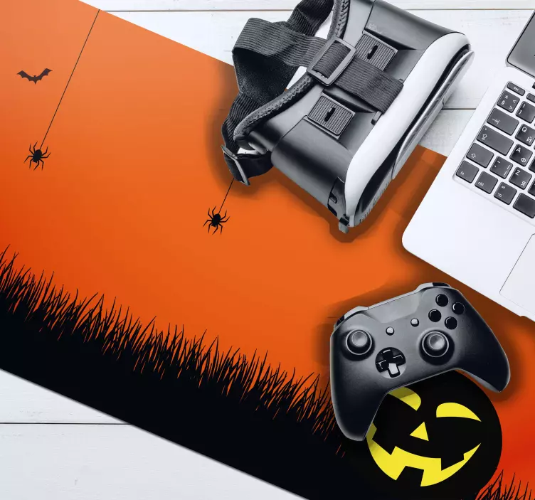 Mousepad weihnachten kürbisszene halloween - TenStickers
