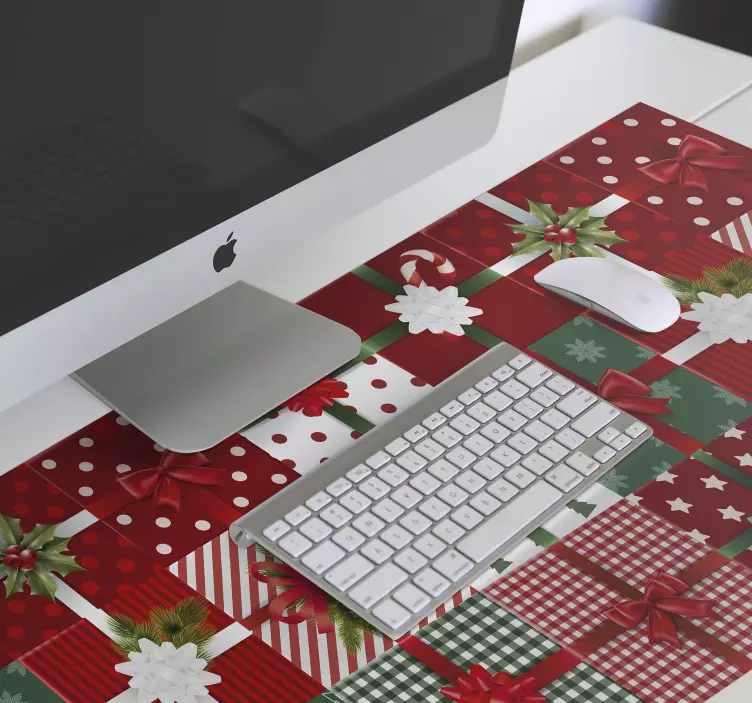 Mousepad weihnachten mit festlichem geschenkdesign - TenStickers