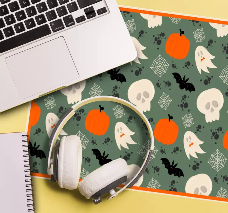 Mousepad weihnachten mit gruseligen halloween-motiven - TenStickers