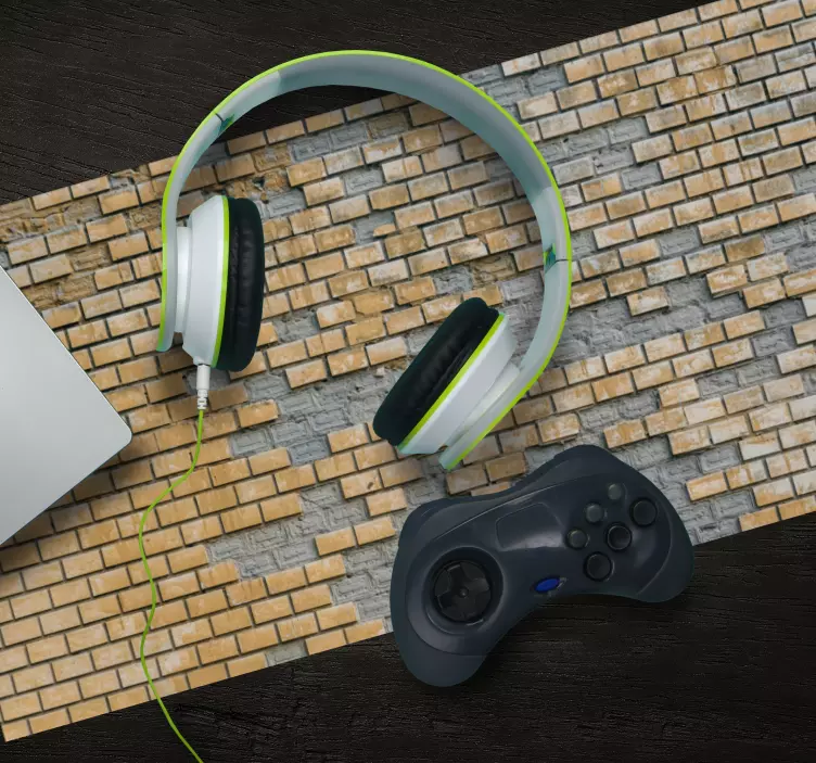 Mousepad weltkarte mit urbanem muster - TenStickers