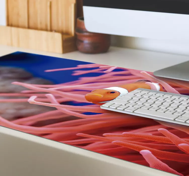 Xxl mauspad clownfisch zwischen anemonen - TenStickers