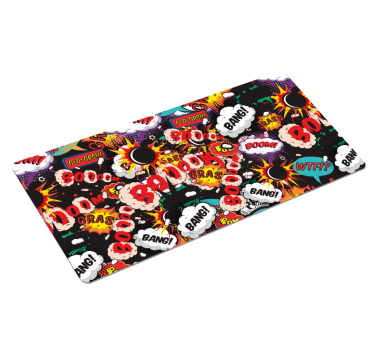 Boom Comic Gaming Vinyl Mauspad - TenStickers