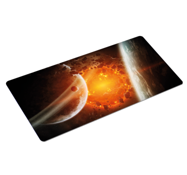 Planeten Explosion Gaming Vinyl Mauspad - TenStickers