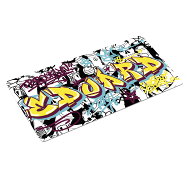 Mauspad Gaming Graffiti personalisierbar - TenStickers