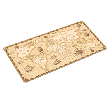 Mauspad Weltkarte vintage - TenStickers