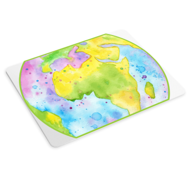 Mauspad Weltkarte Planisphäre - TenStickers