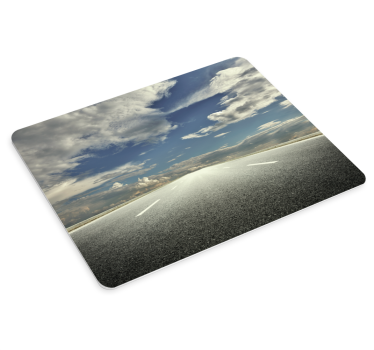 Mousepad weltkarte mit straßenlandschaft - TenStickers