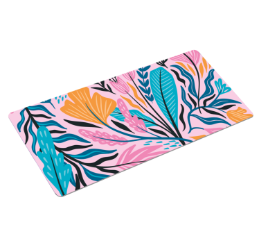 Mousepad Muster rosa Blumenmuster - TenStickers