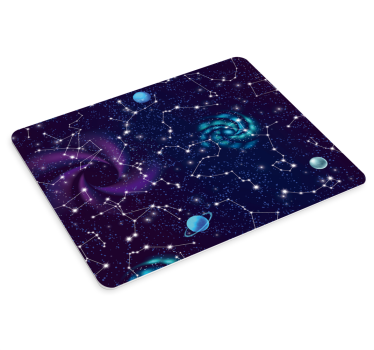 Mousepad weltkarte kosmisches sternenuniversum - TenStickers