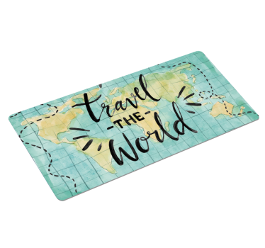 Mousepad weltkarte reisekarte - TenStickers