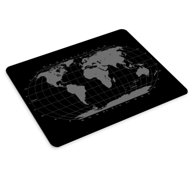 Mousepad weltkarte mit rasterdesign - TenStickers