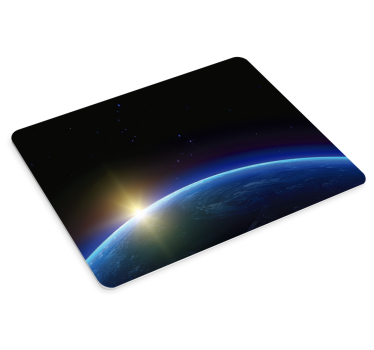 Mousepad weltkarte himmelsblick horizonte - TenStickers