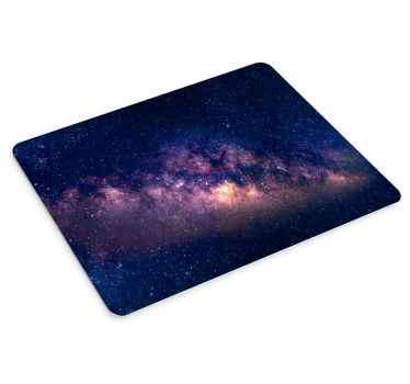 Mousepad weltkarte im design des kosmischen himmels - TenStickers