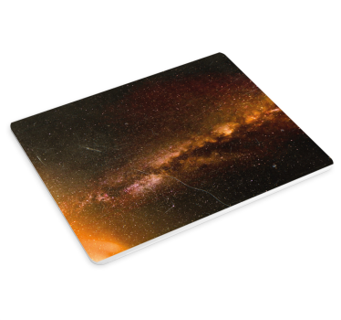 Mousepad weltkarte mit kosmischem galaxiemuster - TenStickers