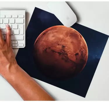 Mousepad weltkarte planetarischer marsblick - TenStickers