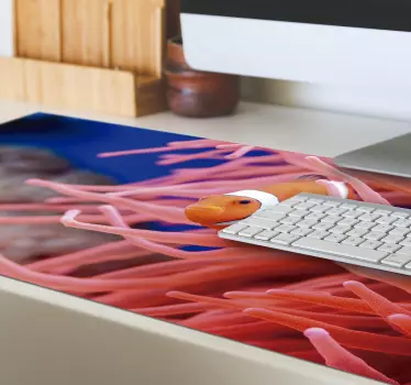 Xxl mauspad clownfisch zwischen anemonen - TenStickers