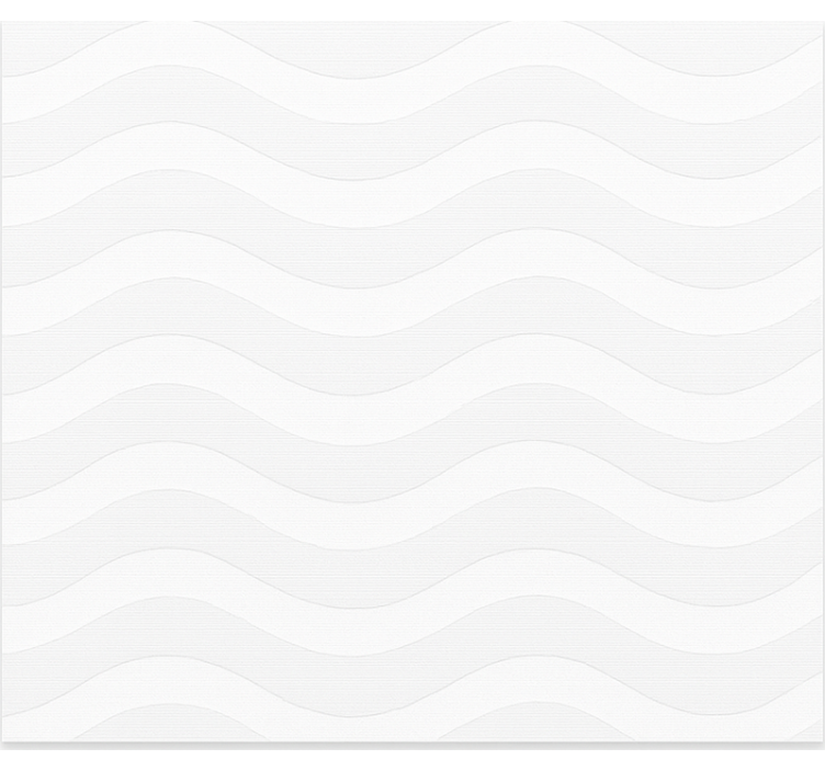 Rollo Fenster Jugenzimmer weiße und graue wellen - TenStickers