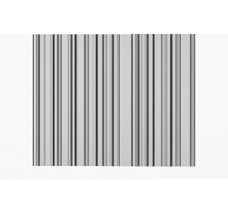 Rollo esszimmer graue farbpalette, vertikaler streifen - TenStickers