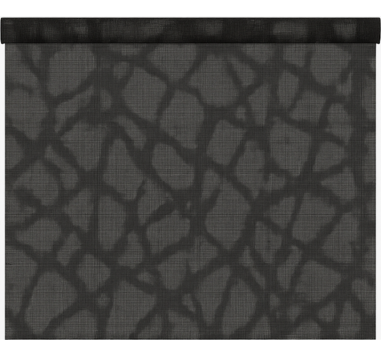 Rollo fenster home office halbtransparent schwarz/grau - TenStickers