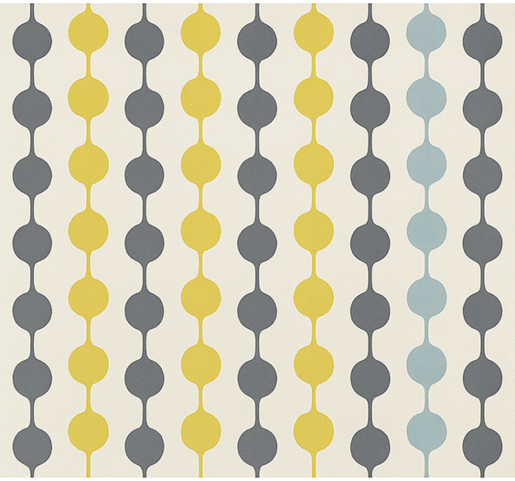 Rollo fenster skandinavisch mit bunten kreisen - TenStickers