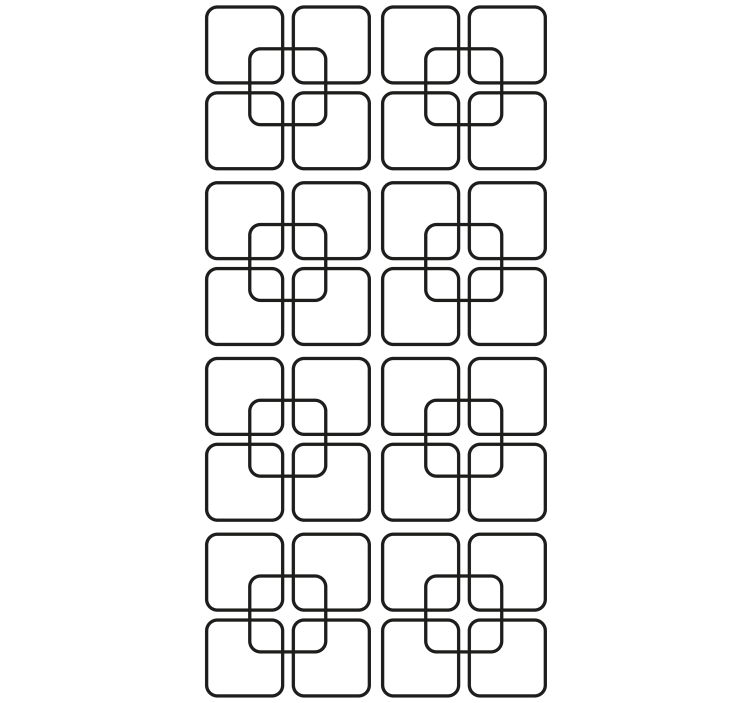 Küchenfenster rollo mit urbanem muster in schwarz - TenStickers