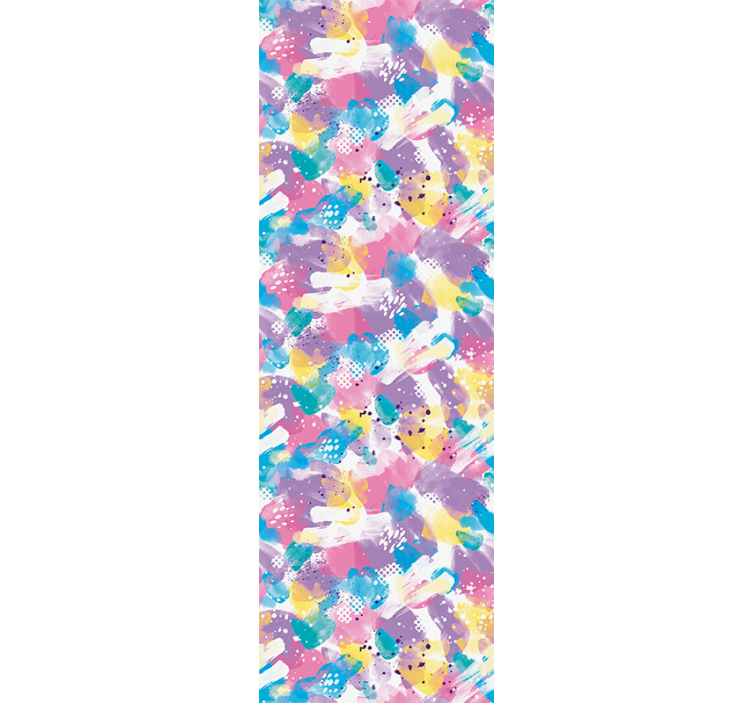 Rollo fenster kinderzimmer in sanften pastellfarben - TenStickers