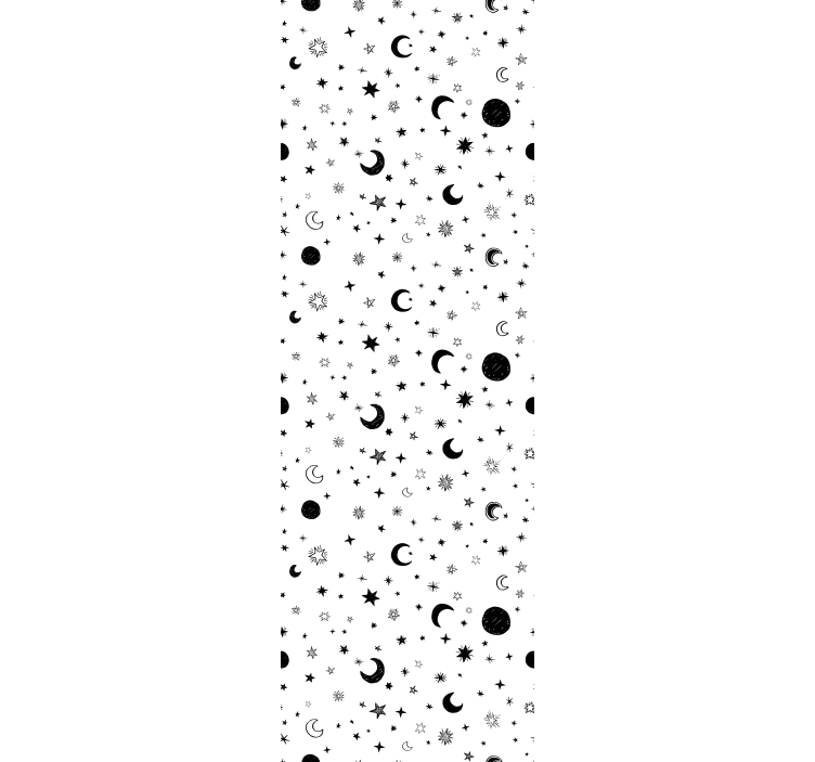 Rollo fenster kinderzimmer weltraum mit sternen - TenStickers